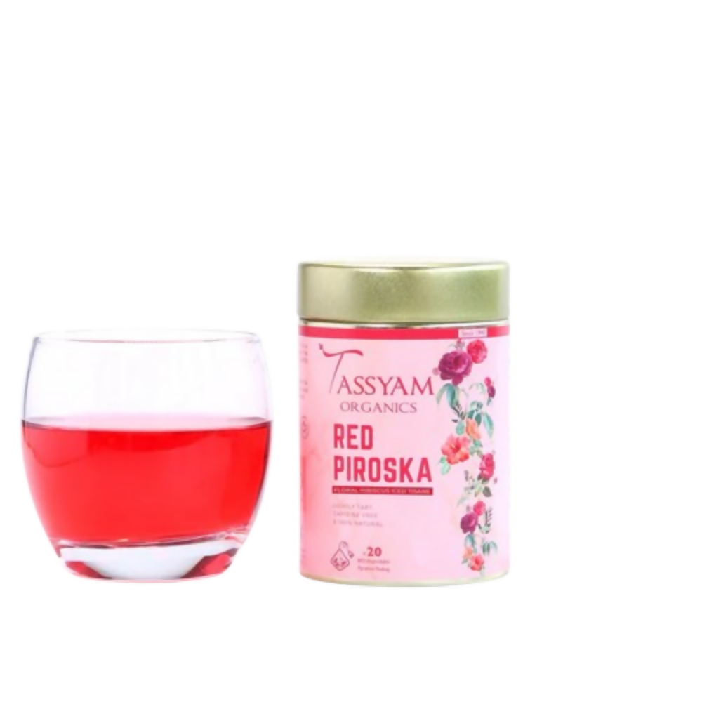 Tassyam Organics Red Piroska Biodegradable Teabags | Grocsy