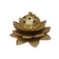 Tamas Brass Handcrafted Lotus Dhoop Stand with Antique Finish | Grocsy
