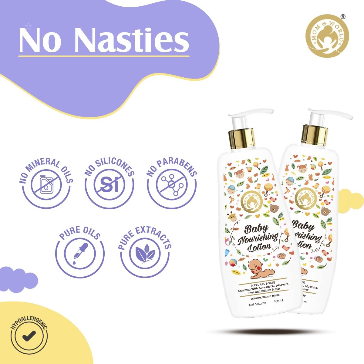 Mom & World Baby Nourishing Lotion | Grocsy
