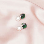 Jade Pearl Studs- Ruby Raang | Grocsy