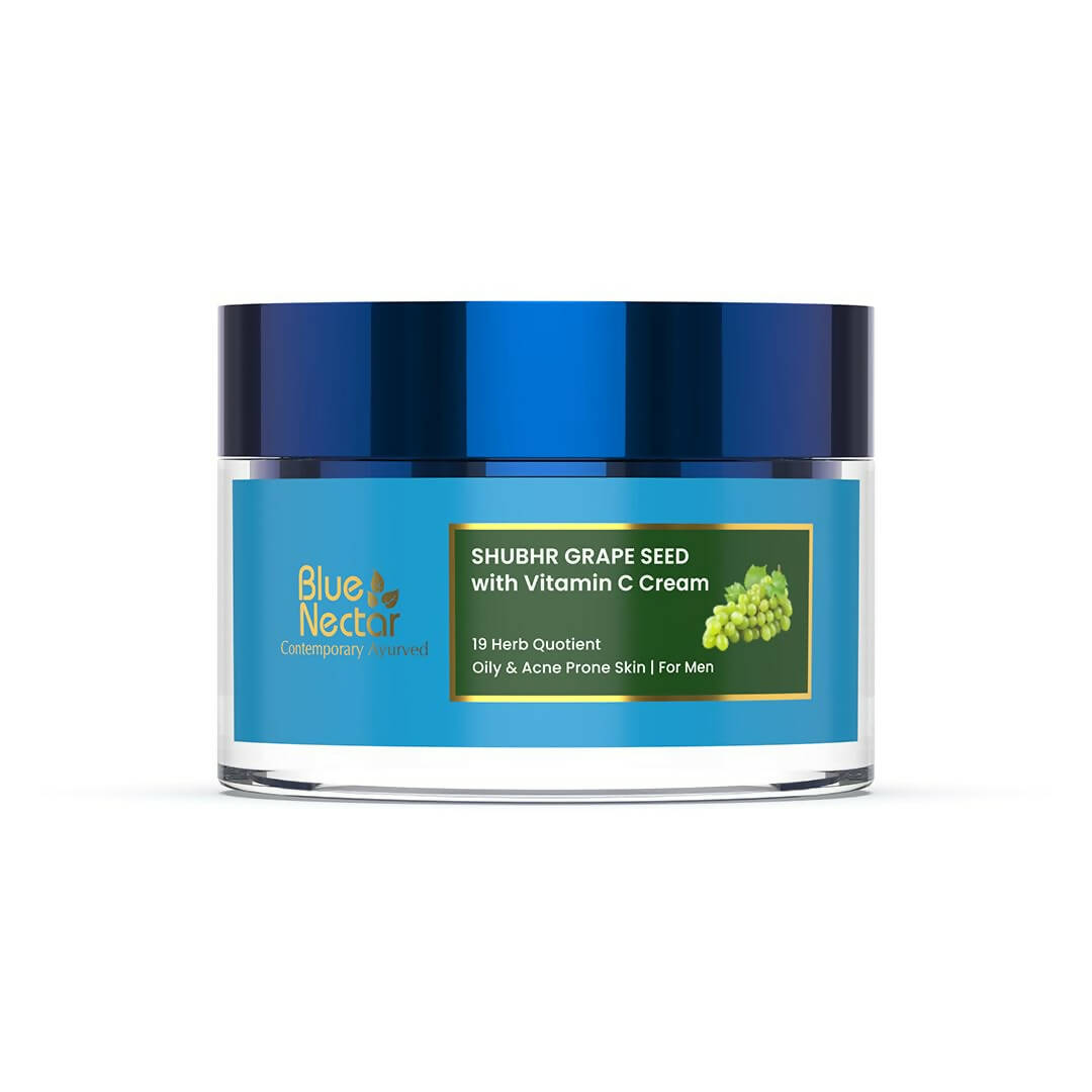 Blue Nectar Shubhr Grape Seed with Vitamin C Face Cream | Grocsy
