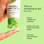 Foxtale Essentials Green Tea Oil-Free Gel Face Moisturizer - Hydrates, Brightens And Prevents Acne | Grocsy