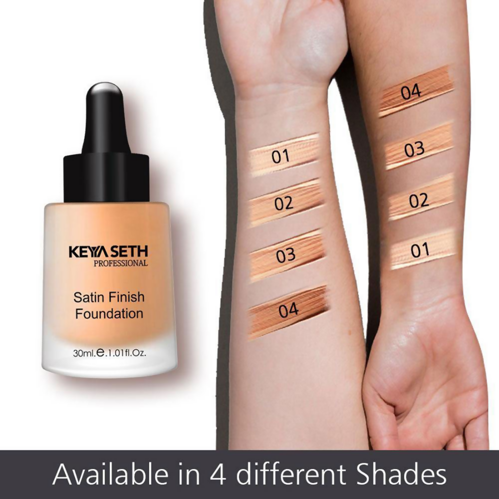 Keya Seth Aromatherapy Professional Satin Finish Foundation - Shade 2 | Grocsy