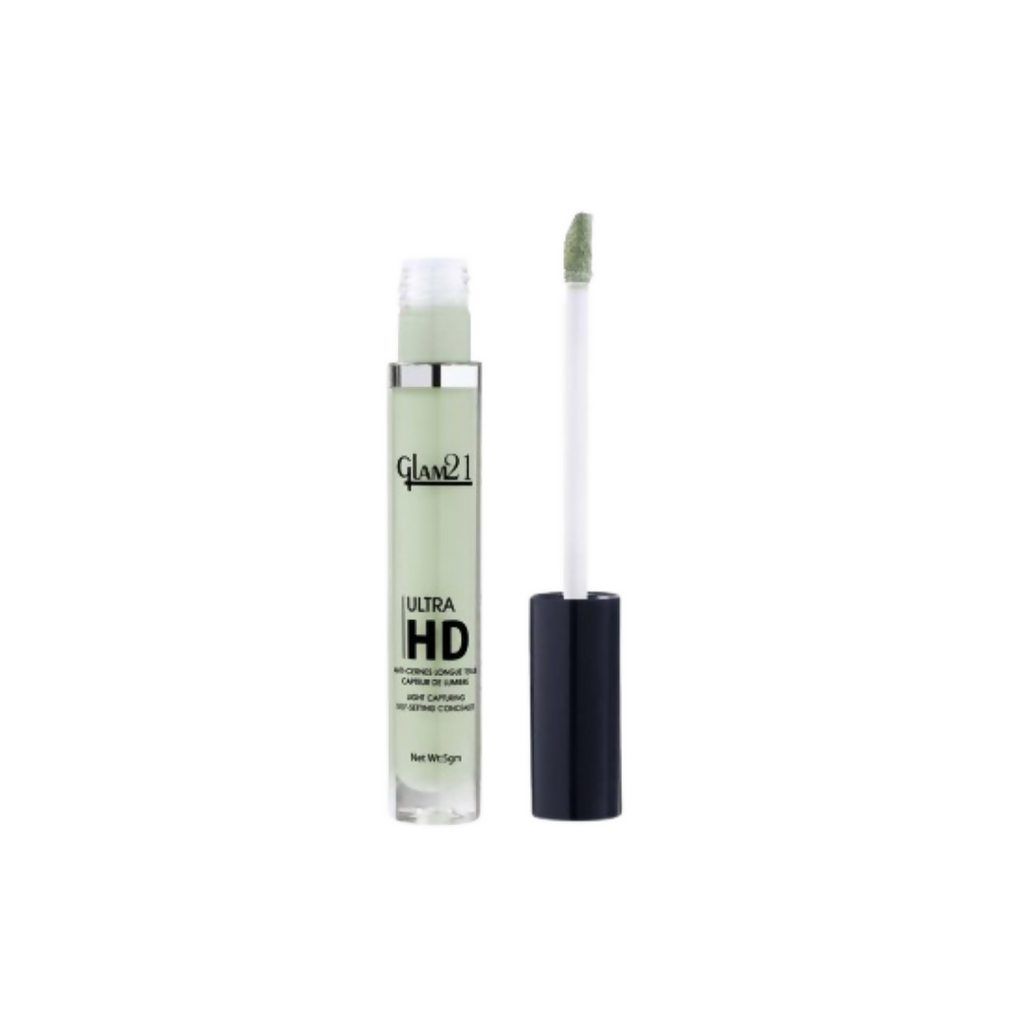Glam21 Ultra HD Liquid Concealer for HD Finish - Green Apple | Grocsy