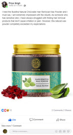 Buddha Natural Wax Powder Natural Instant Painless Hair Removal | Grocsy