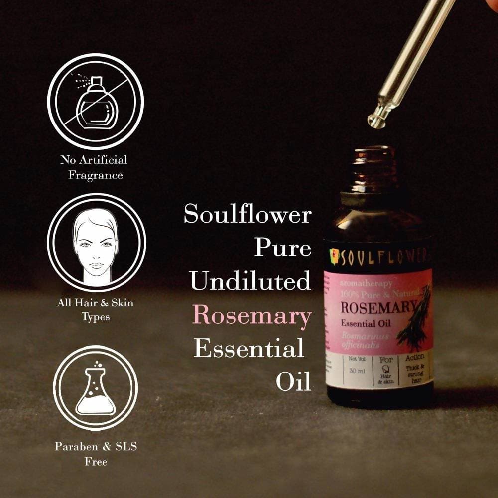 Soulflower Rosemary Essential Oil | Grocsy