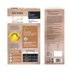 Streax Gel No Ammonia 100% Grey Coverage Hair Color - Natural Black | Grocsy