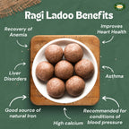 Millet Amma Ragi Laddoo- Made With Jaggery | Grocsy