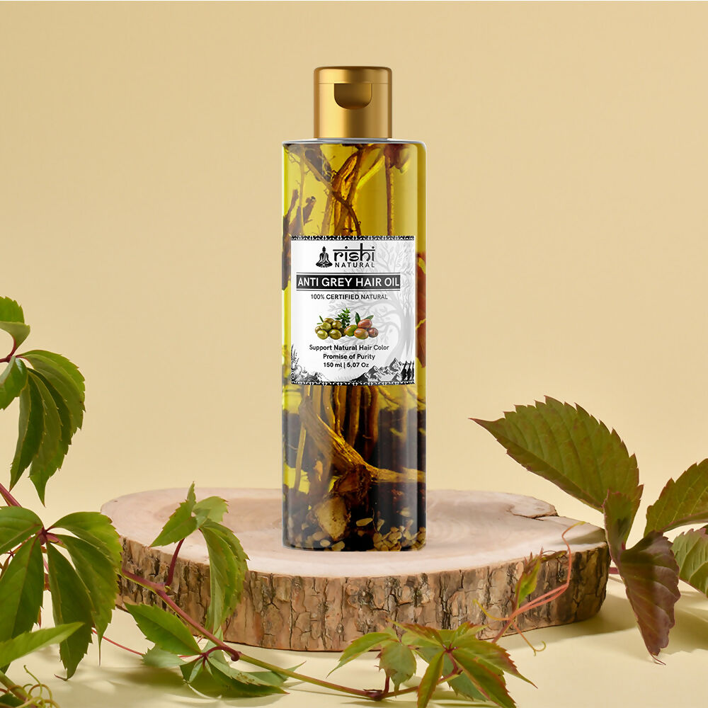 Rishi Natural Anti Grey Hair Oil | Grocsy