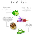 Forest Essentials Scented Body Mist Lime Saffron & Oudh | Grocsy