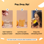 Setu Skin Renew Glutathione With Vitamin C Effervescent Tablets - Orange Flavor | Grocsy