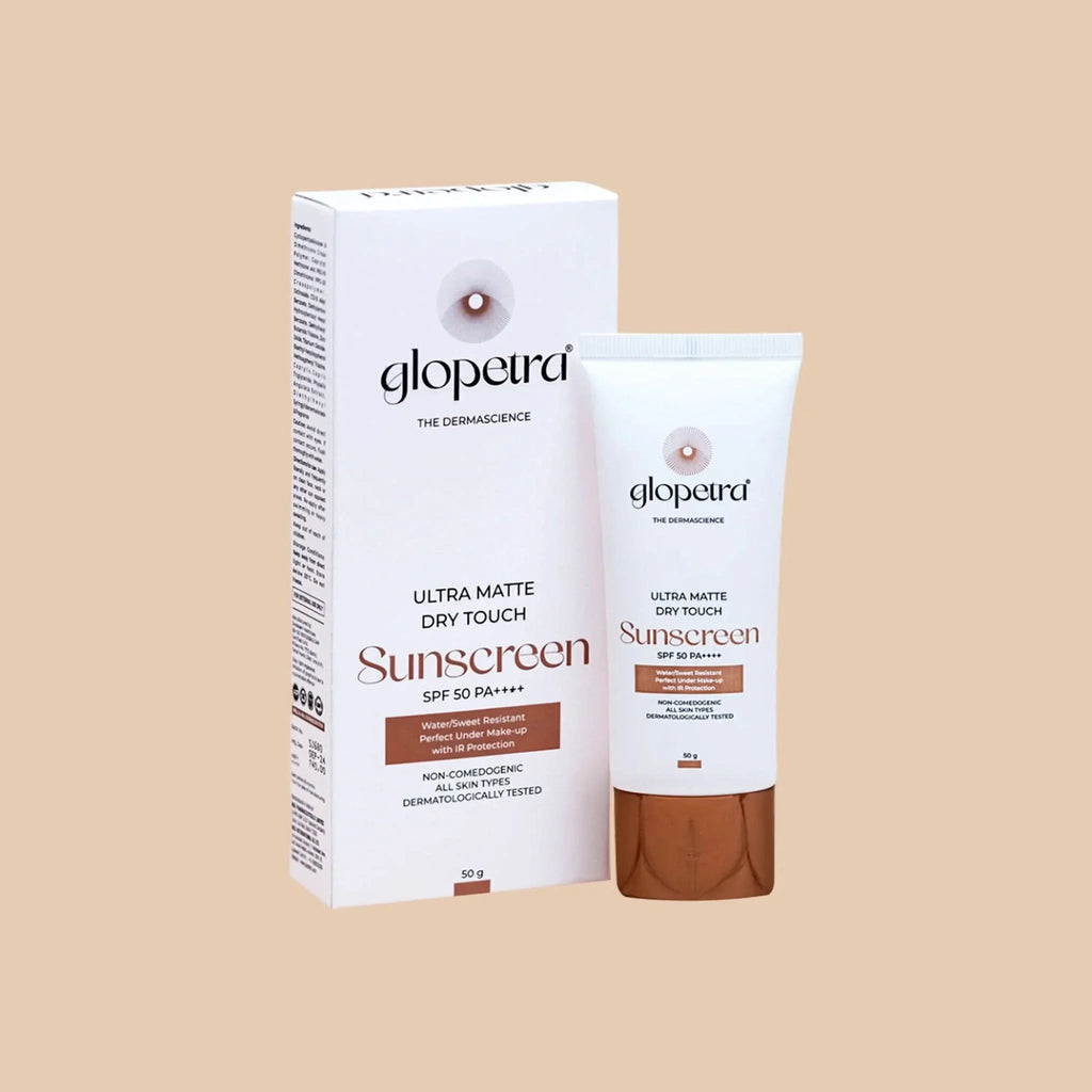 Glopetra Ultra Matte Dry Touch Sunscreen Spf 50 Pa+++ | Grocsy