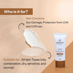Glopetra Ultra Matte Dry Touch Sunscreen Spf 50 Pa+++ | Grocsy