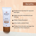 Glopetra Ultra Matte Dry Touch Sunscreen Spf 50 Pa+++ | Grocsy