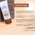 Glopetra Ultra Matte Dry Touch Sunscreen Spf 50 Pa+++ | Grocsy
