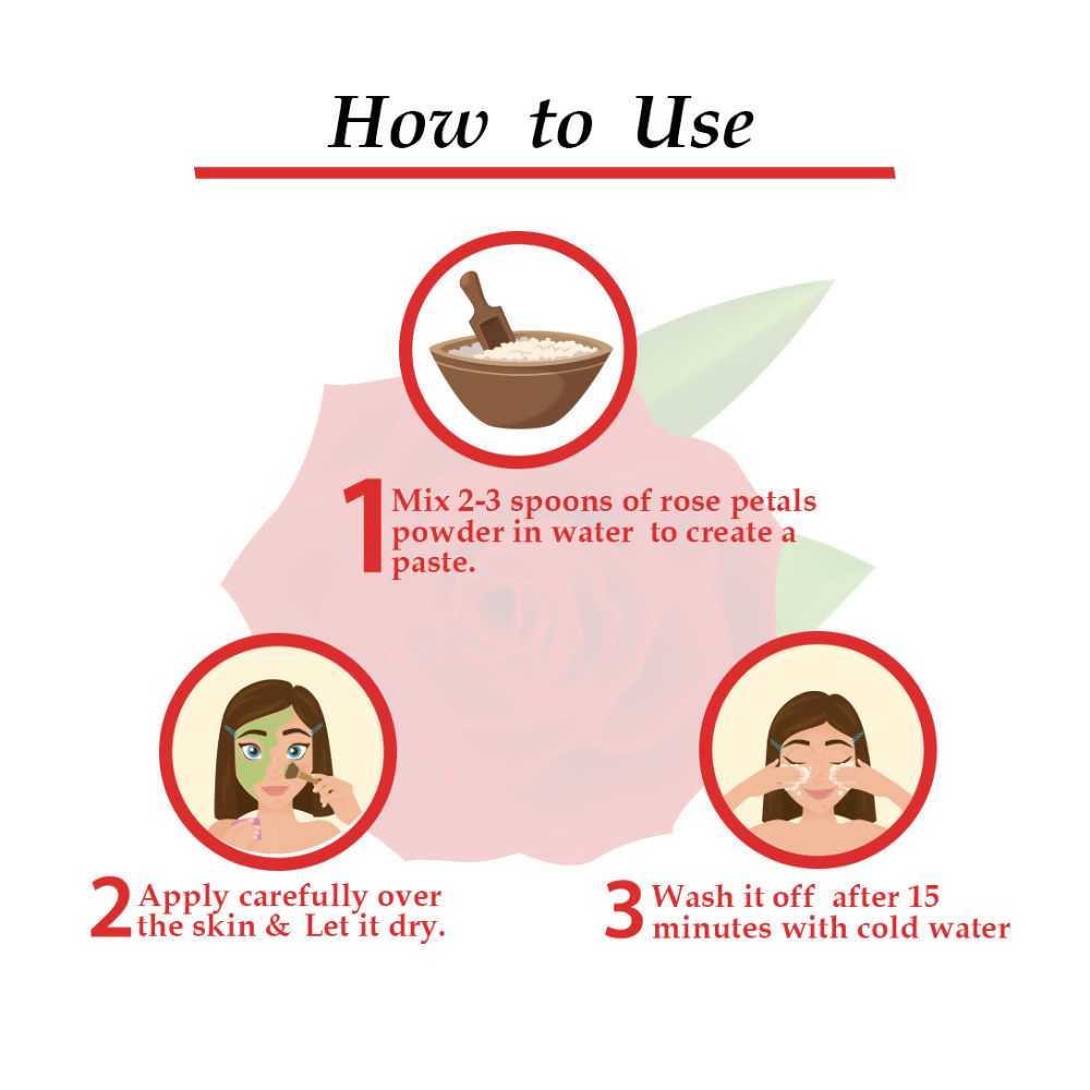 Wild Organic Rose Petals Powder | Grocsy