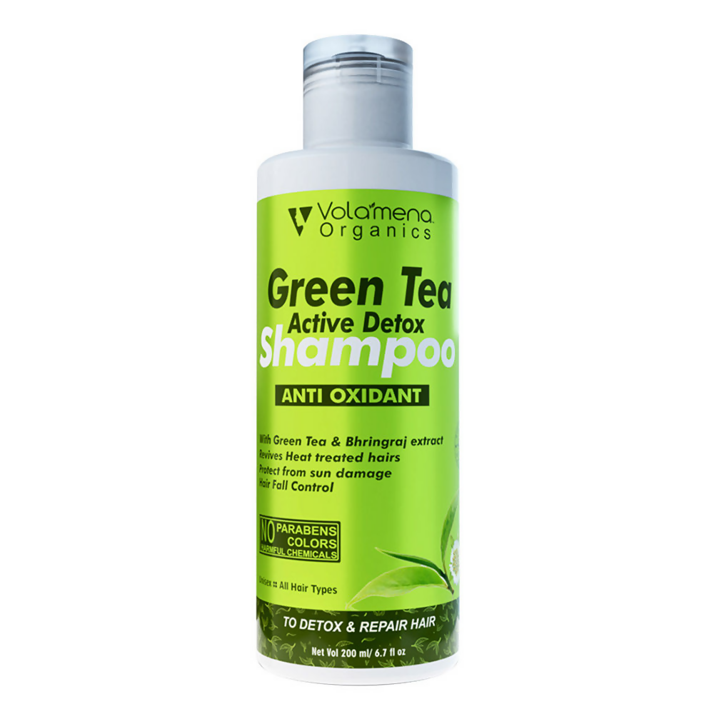 Volamena Green Tea & Bhringraj Shampoo | Grocsy