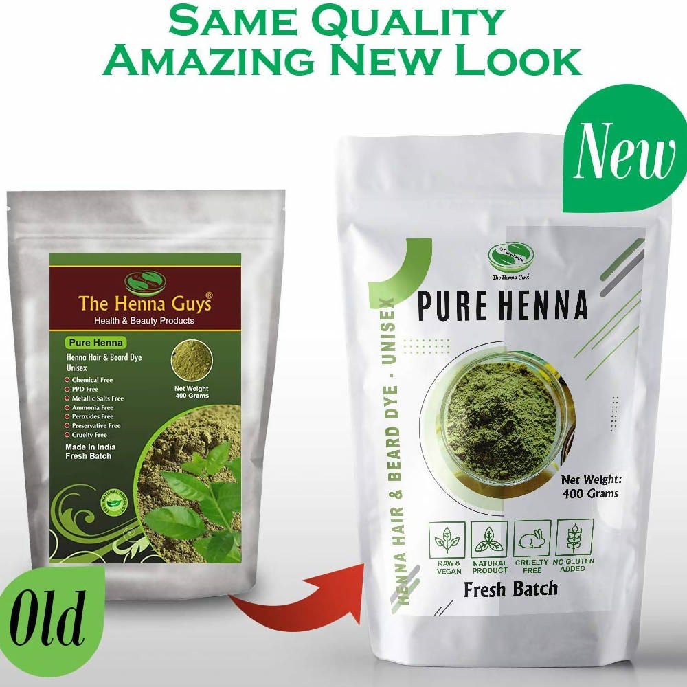 The Henna Guys Pure Henna Powder For Hair Dye / Color | Grocsy