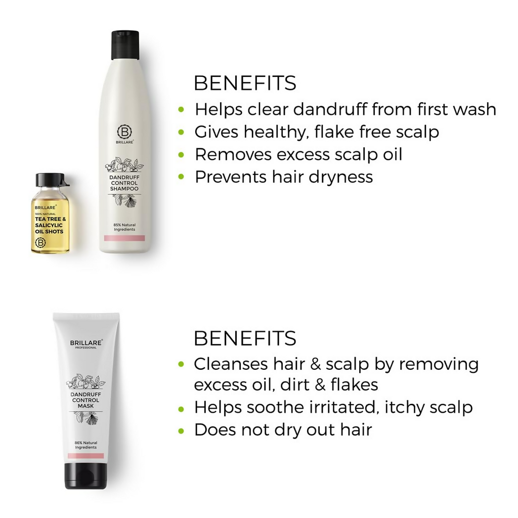 Brillare Anti Dandruff Treatment Combo | Grocsy