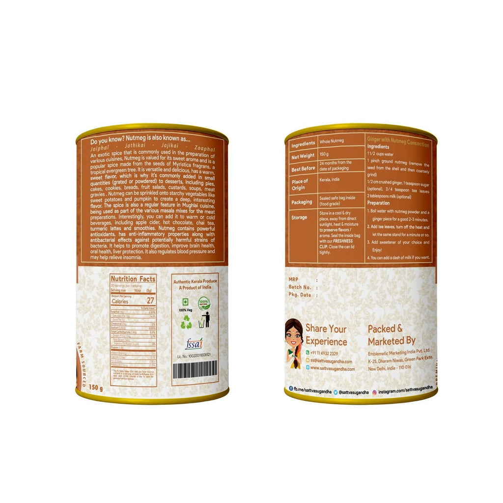 Sattva Sugandha Nutmeg | Grocsy