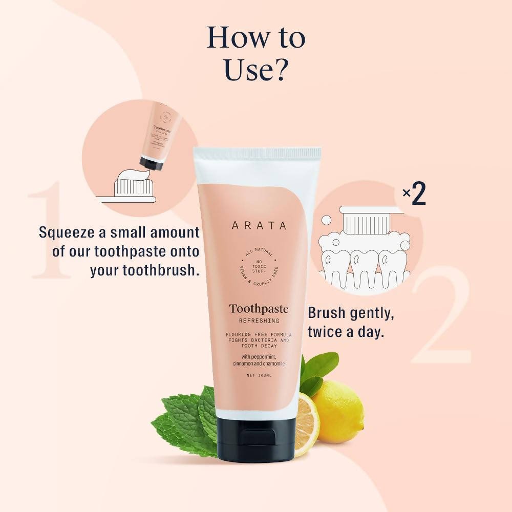 Arata Refreshing Toothpaste | Grocsy