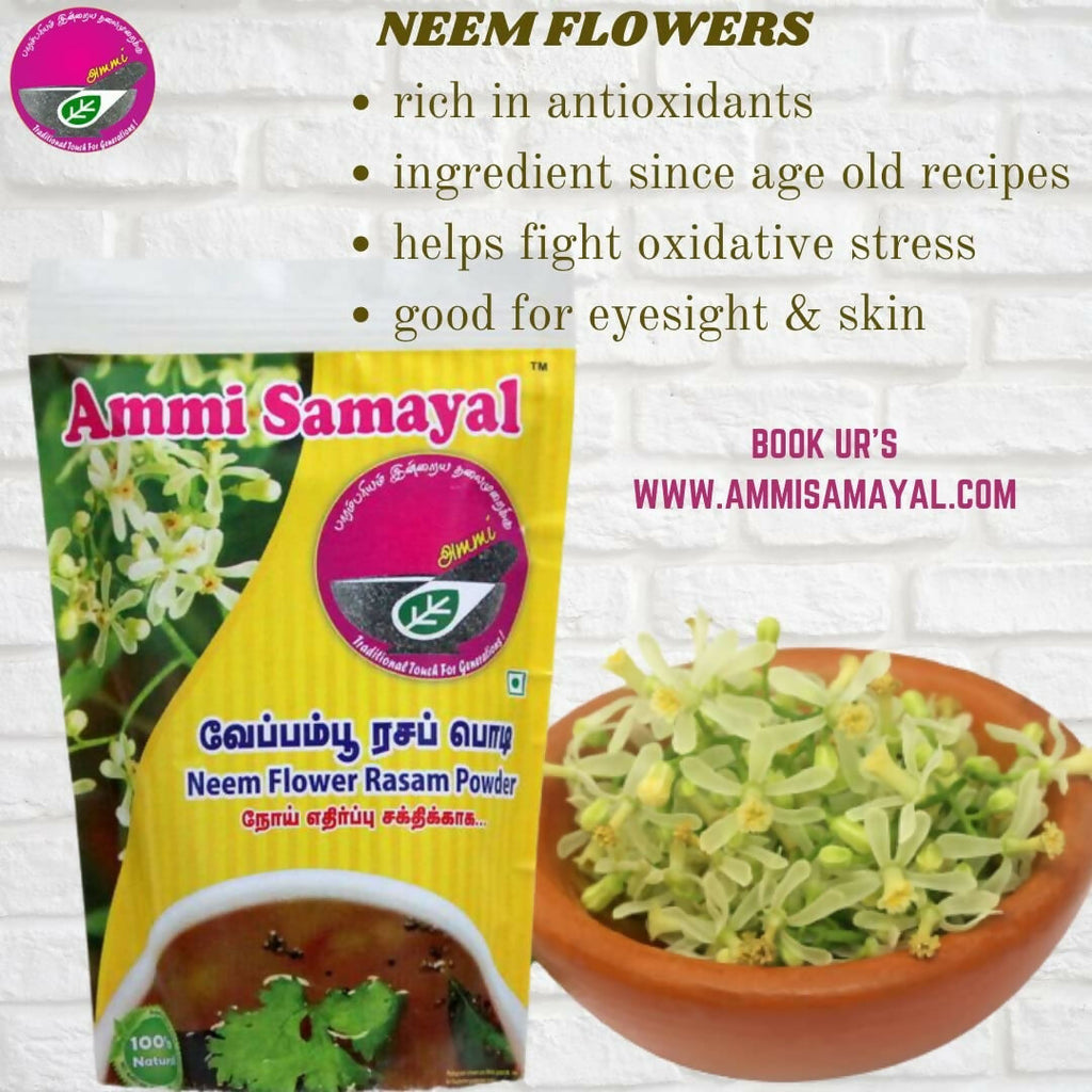 Ammi Samayal Neem Flower (Veppampoo) Instant Rasam/Soup Mix | Grocsy