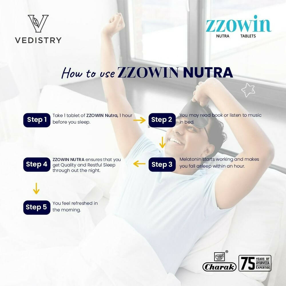 Vedistry Zzowin Nutra Tablets | Grocsy