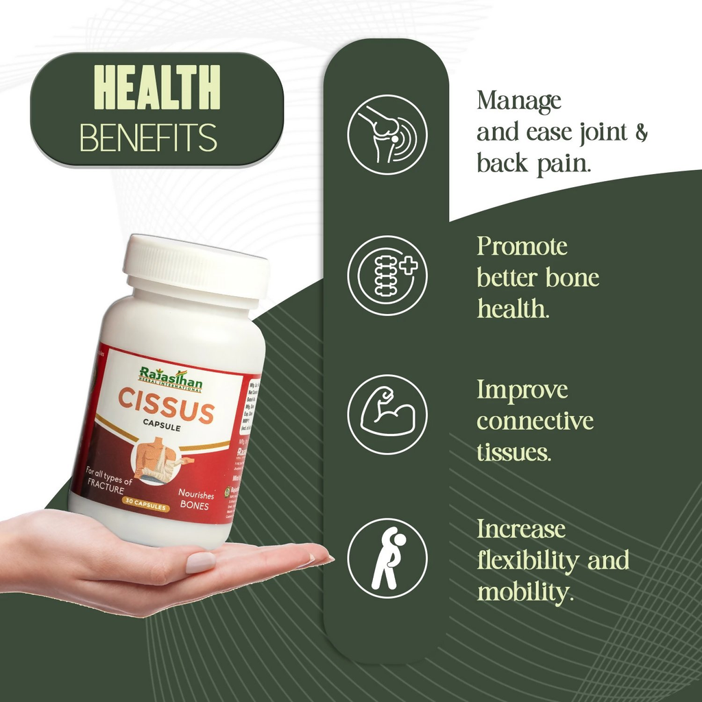 Rajasthan Herbals Cissus Capsules | Grocsy