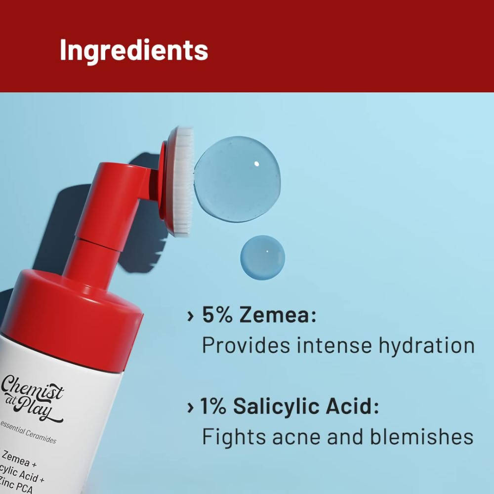 Chemist At Play Acne Control Face Wash For Oily & Acne-Prone Skin, Eliminates Invisible Pimples and Blackheads | Grocsy