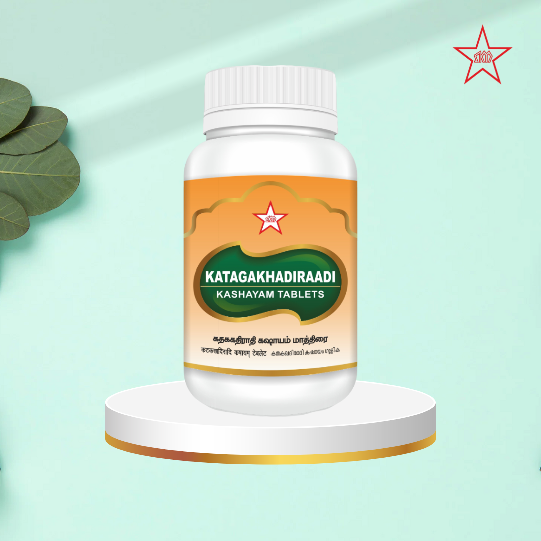 Skm Ayurveda Katakakhadiraadi Kashayam Tablet | Grocsy