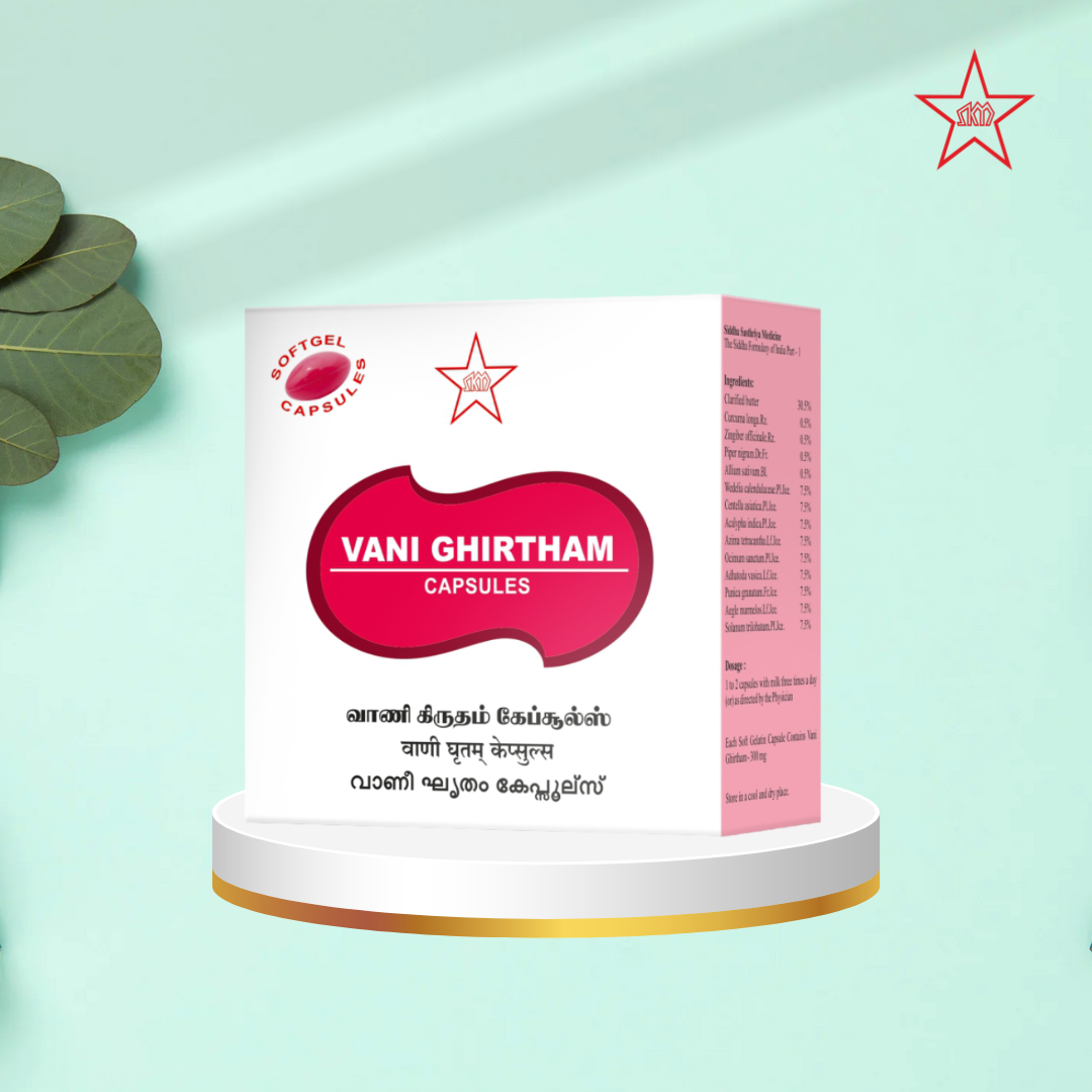 Skm Ayurveda Vani Ghirtham Capsules | Grocsy