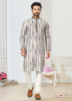 Joban Fashion Men's multicolor Cotton printed Kurta Pyjama set | Grocsy