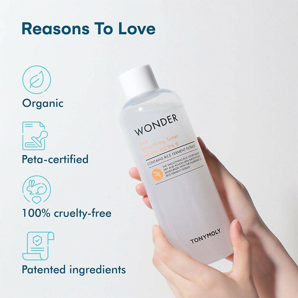 Tonymoly Clarifying Wonder Rice Smoothing Toner - Korean Skincare | Grocsy