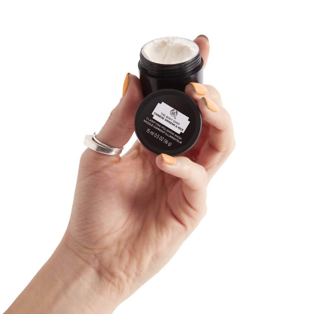 The Body Shop Chinese Ginseng & Rice Clarifying Polishing Mask | Grocsy