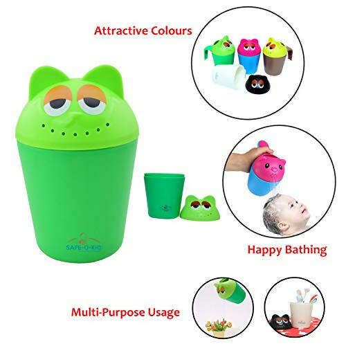 Safe-O-Kid Hair washing Mug cum Rinse mug for kids- Green | Grocsy