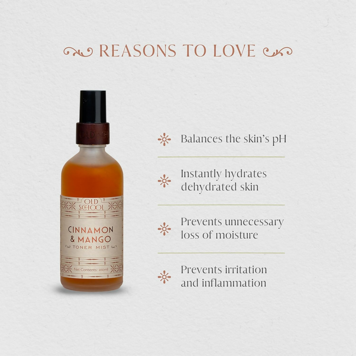 Old School Rituals Cinnamon & Mango Toner Mist | Grocsy