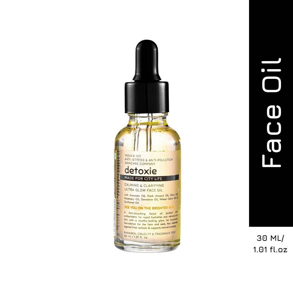 Detoxie Calming & Clarifying Ultra Glow Face Oil | Grocsy