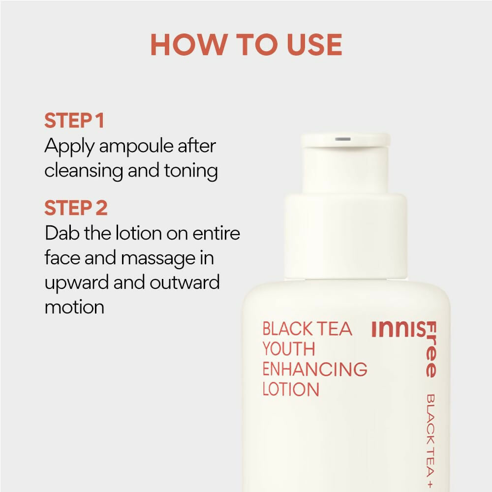 Innisfree Black Tea Youth Enhancing Lotion | Grocsy
