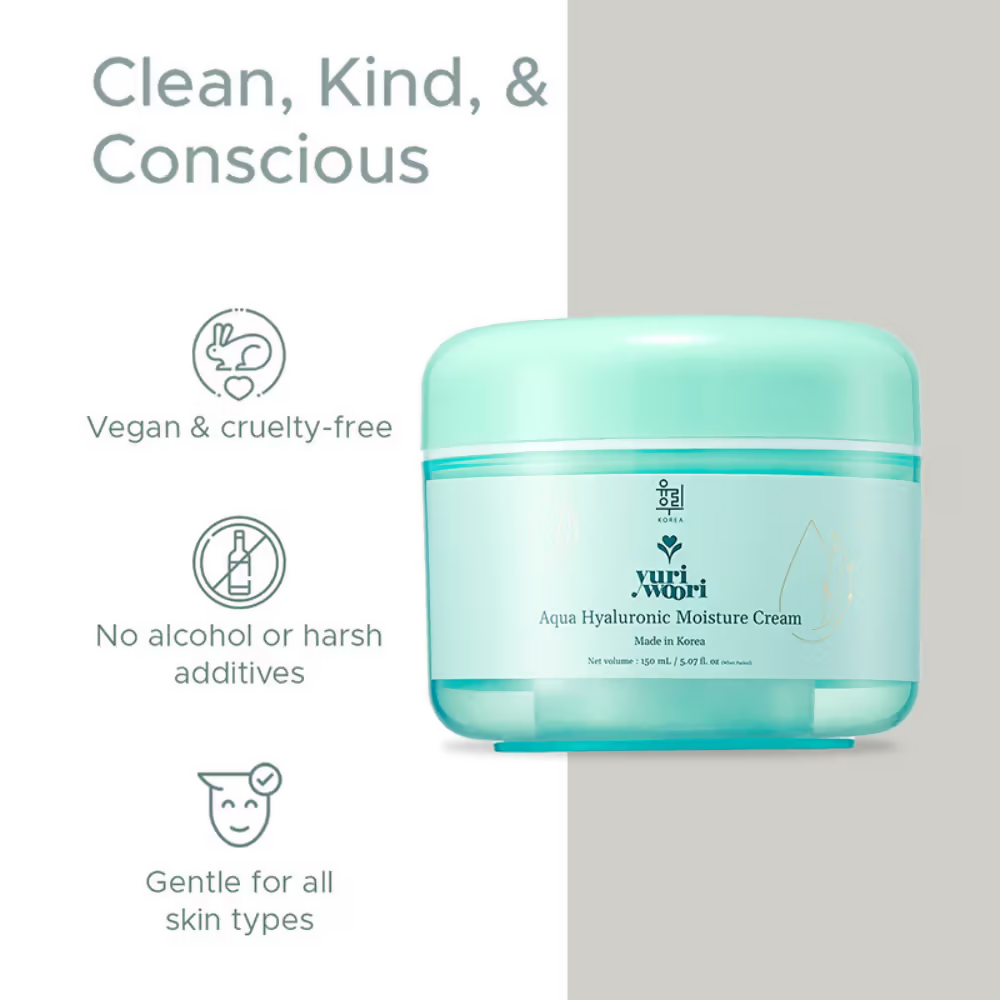 Yuri Woori Aqua Hyaluronic Moisture Cream | Grocsy