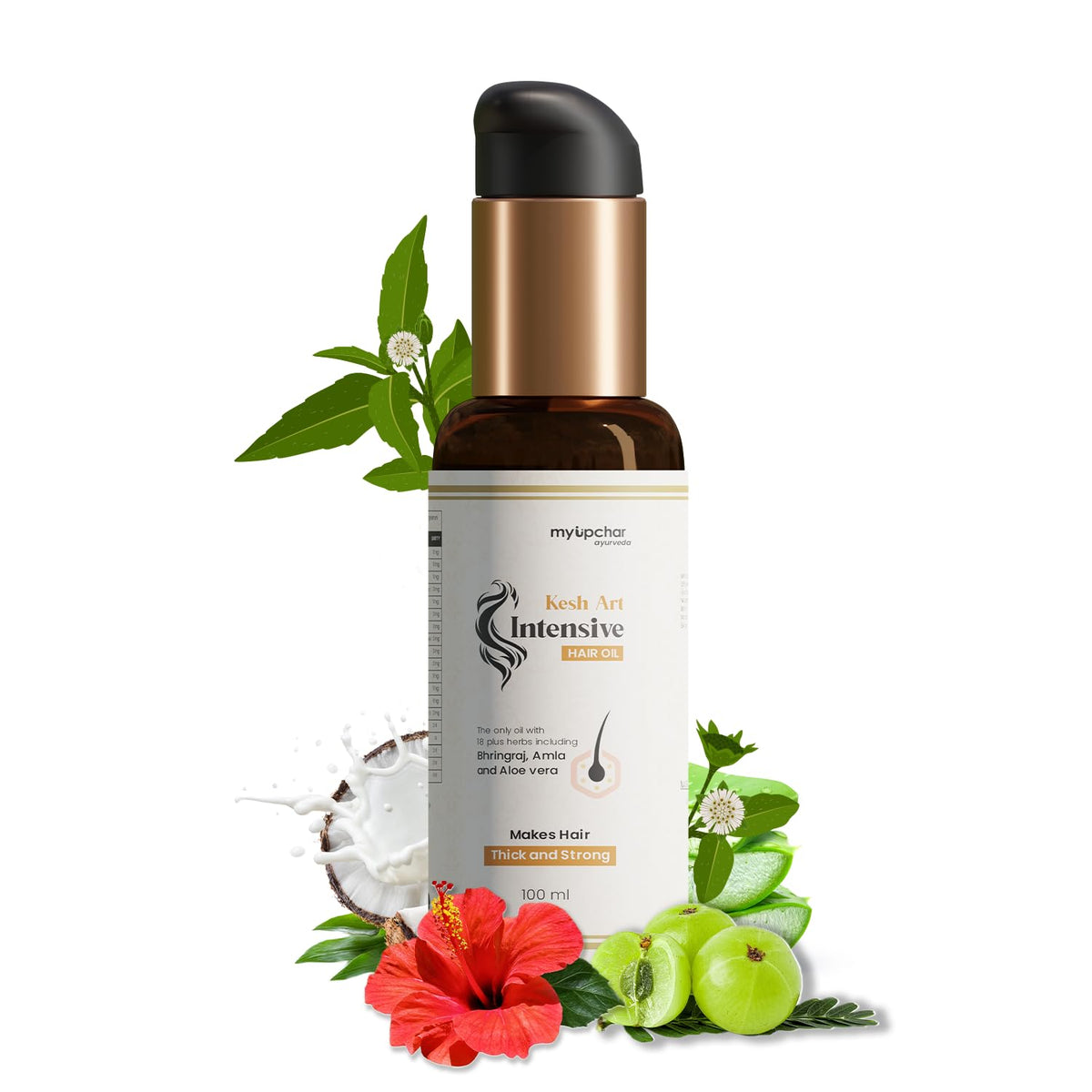myUpchar Ayurveda Kesh Art Bhringraj Hair Growth Oil | Grocsy