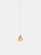 Ruby Raang Gold Polished Gold Kundan Maang Tikka | Grocsy