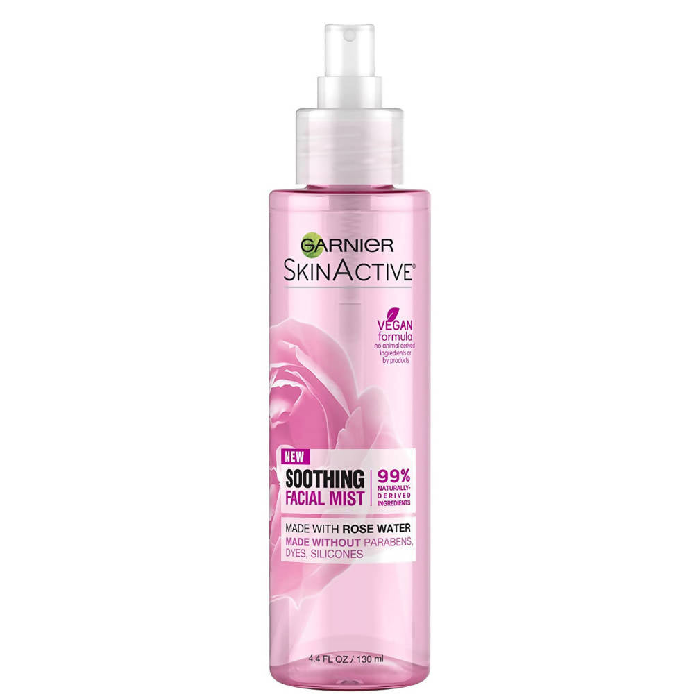 Garnier Skin Active Soothing Facial Mist with Rose Water | Grocsy