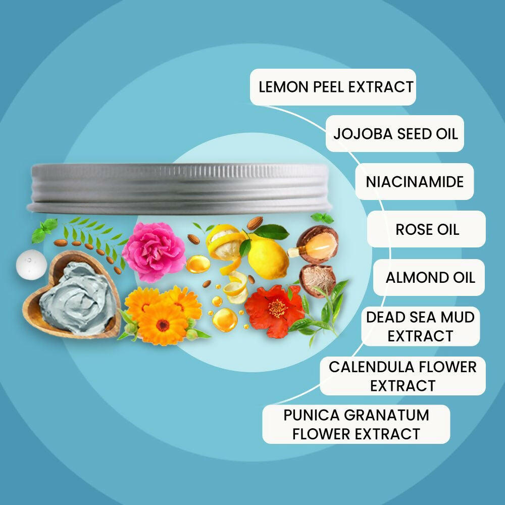 Wild Oak Jordan Dead Sea Healing Mud Face Mask | Grocsy
