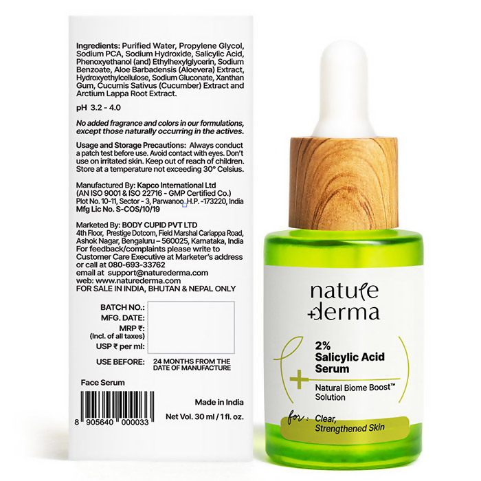 Nature Derma 2% Salicylic Acid Serum | Grocsy