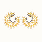 Nuyug 22K Gold Plated Celestial Filigree Earrings | Grocsy