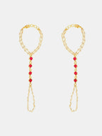 Ruby Raang Gulnaar Pearl Ruby Haath Phool | Grocsy