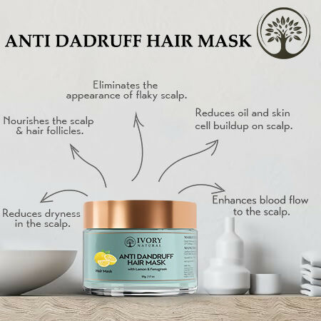 Ivory Natural Dandruff Hair Mask - Scalp Wellness, Assists With Dandruff For Both Men & Women | Grocsy