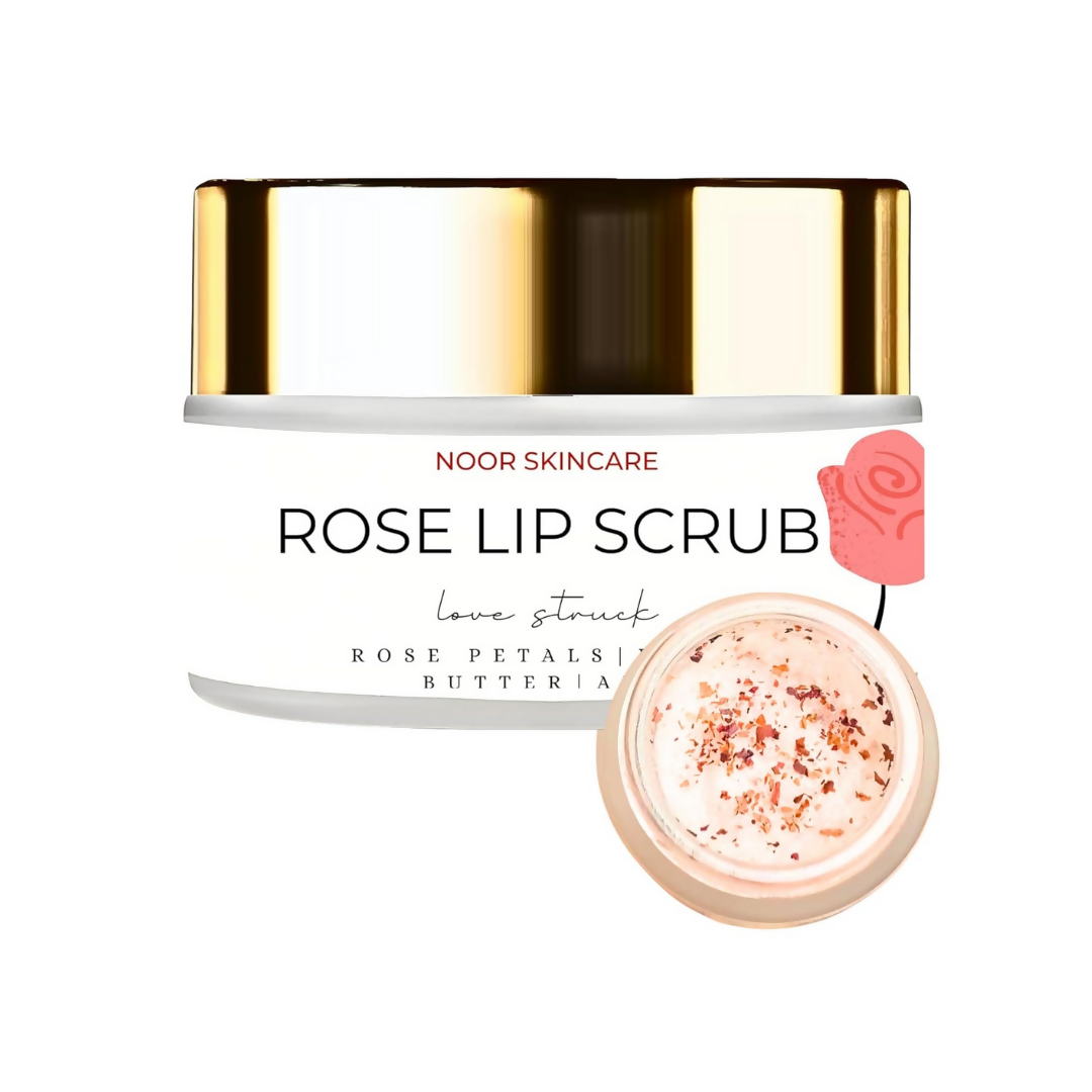 Noor Skincare Rose Lip Scrub | Grocsy