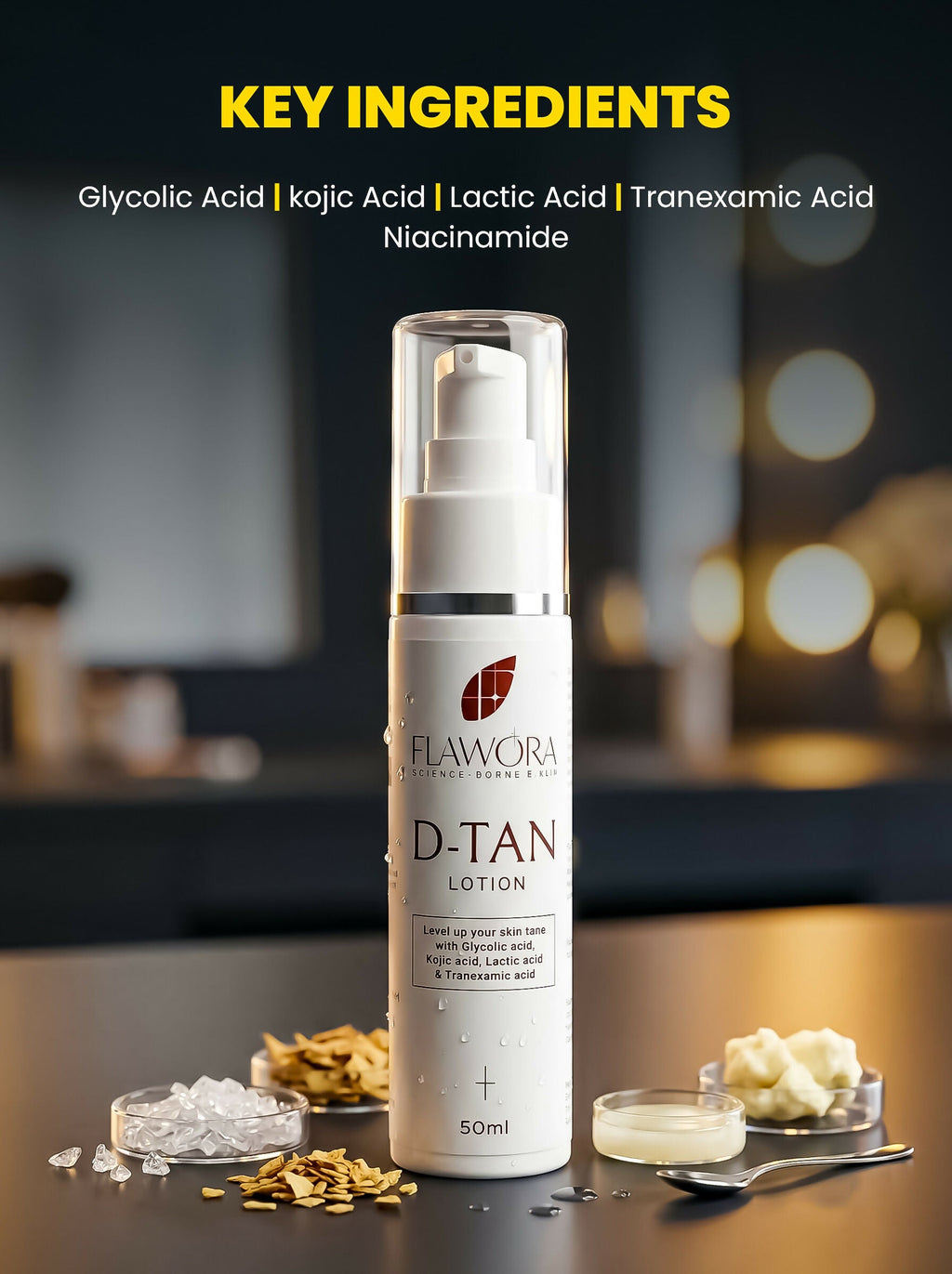 Flawora D-Tan Lotion | Grocsy