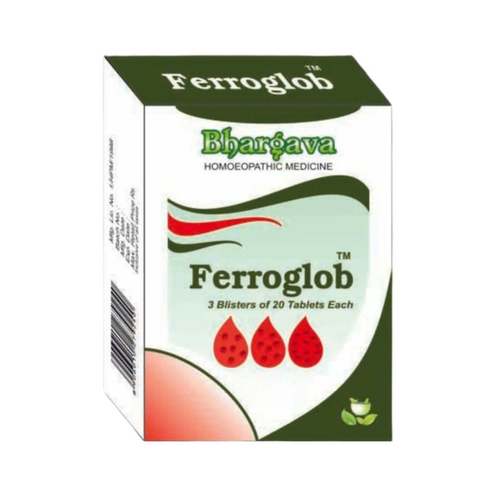 Dr. Bhargava Homeopathy Ferroglob Tablets | Grocsy